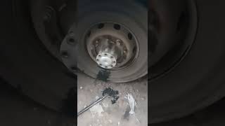 BharatBenz bs6 rear hub checking phonk music automobile machanical [upl. by Lamak647]