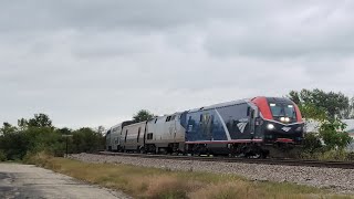 Amtrak 7 At Reeseville Wi On 9222024 [upl. by Ileane]