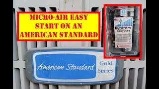 Troubles w MicroAir Soft Start on American Standard AC [upl. by Faucher]