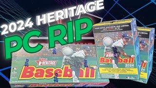 NEW RELEASE LIVE 2024 Topps Baseball Heritage Hobby and Retail  HOT BOX [upl. by Nylavad274]