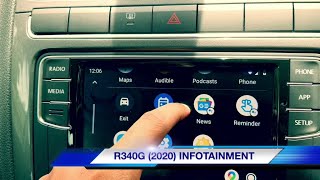 Vlog  Detailed Walkthrough of 2020 Volkswagen PoloVento 10 TSI Infotainment RCD 340 [upl. by Ellehcir]