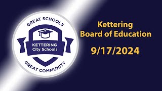 Kettering Board of Education Regular Session Meeting 0000 [upl. by Rexana]