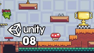 Make an 2D Platformer in Unity Part8  Tile Palette  Tile map Collider [upl. by Lejeune]