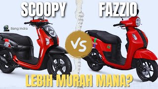 LEBIH MURAH MANA HONDA SCOOPY 2025 VS YAMAHA FAZZIO [upl. by Josias]