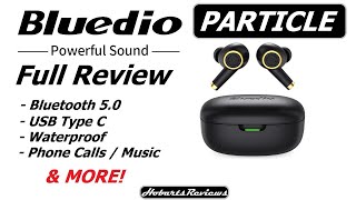 Bluedio Particle TWS Wireless Earbuds  Bluetooth 50 FULL REVIEW [upl. by Feingold]