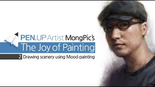 PENUP Digital Art Tutorial vol02 with mongpic Galaxy Note Drawing [upl. by Amund861]