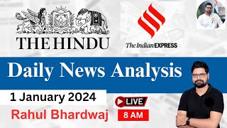 The Hindu  Daily Editorial and News Analysis  1 January 2024  UPSC CSE24  Rahul Bhardwaj [upl. by Nerehs]