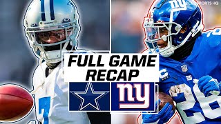 Cowboys vs Giants Trevon Diggs records 10th INT of season in win  CBS Sports HQ [upl. by Trauts602]