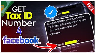 How to Get a Tax ID Number for Facebook  Get Tax ID Number [upl. by Schiff]