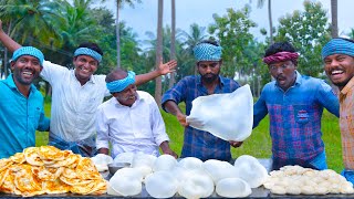 PAROTTA  Soft Layered Paratha Recipe Cooking In Village  Homemade Parotta Recipe Without Egg [upl. by Bethina]