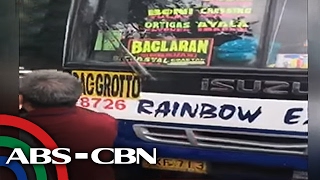 TV Patrol Operator ng bus na nagcounterflow ipinatawag ng LTFRB [upl. by Eidnas]