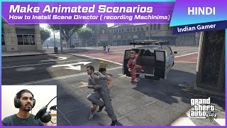 GTA 5 How Make Animated Scenarios With Characters Like TechnoGamerzOfficial  Scene Director Mod [upl. by Eniamret]