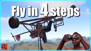 The Best Minicopter Pilot Teaches Us How to Fly in Rust [upl. by Yelik]