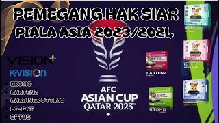 Pemegang Hak Siar Piala Asia 2024 di Qatar MNC Group K Vision Untuk Nonton AFC Asian CUP Qatar 2023 [upl. by Adnorhs]