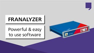 FRAnalyzer Powerful amp easy to use software [upl. by Aciras]