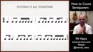 8 How to Count Semiquavers [upl. by Hutchings]