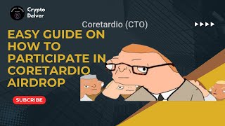 Learn How to Participate in Coretardio CTO airdrop on Satoshi App  Full Guild [upl. by Tj]