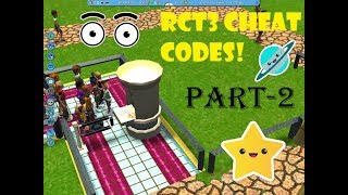 Roller coaster tycoon 3 cheat codes Part2 You must try [upl. by Xonel]