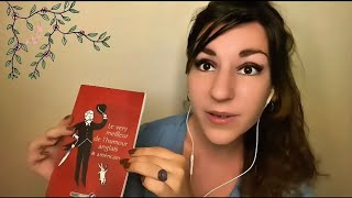 ✨ASMR Fr 😍 🥰📕 12 mn avec un petit livre drôle 🫶 Page turning tapping lecture chuchotée 💫💛 asmr [upl. by Kowatch]