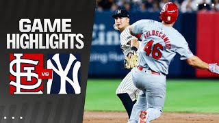 Cardinals vs Yankees Game Highlights 83024  MLB Highlights [upl. by Bamby]