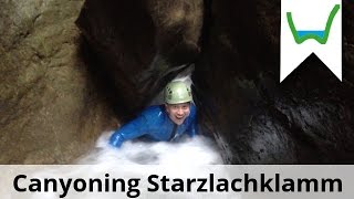 👍 Canyoning 😁 Starzlachklamm  😏 Super Schluchten in der Nähe Österreichs [upl. by Mellar4]