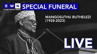 LIVE Prince Mangosuthu Buthelezi to be laid to rest [upl. by Dugald]