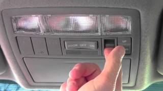 2011  Toyota  Camry  Sunroof  How To by Toyota City Minneapolis MN [upl. by Marcia614]