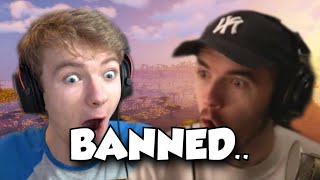 TommyInnit Reacts to Jschlatt BANNING Dream Stans from his LIVE [upl. by Enilatan167]