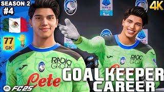 FC 25 GOALKEEPER CAREER S2E4  Finally in the starting XL🔥 Big time saves🤯 [upl. by Eatton158]