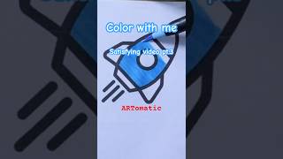 Oddly satisfying coloring with markers pt3 relaxing satisfyingvideo satisfyingcolouring shorts [upl. by Ettenuj]