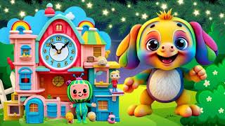 Hickory Dickory Dock  Sozo Nursery Rhymes For Toddlers 044  Hickory Dickory Dock lyrics [upl. by Norej]