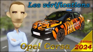 Opel Corsa 2024 vérifications et sécurité routière [upl. by Eileme236]