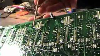 How to replace Roland Juno 106 Voice Chip 80017A 1 of 2 [upl. by Noyar]