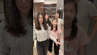 Surprise my family with ‘wait’ challenge in Chinese version😝 funnyvideo comedy challenge lol [upl. by Adnimra]