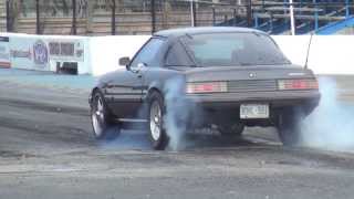 RX7 with CHEVY Small Block  Runs 10s [upl. by Zadoc]