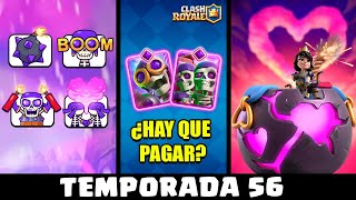 ¡NUEVA TEMPORADA 56 ¡SNEAK PEEK OFICIAL  noticias clash royale [upl. by Ylirama]