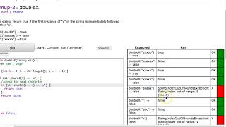 Codingbat  doubleX Java [upl. by Dnaltiak]