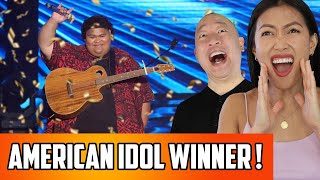 American Idol Finale  Winner Crowned Reaction  Congrats To Iam Tongi The Hawaiian Sensation [upl. by Bowles]