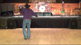 Ride With Me Line Dance Demo  Dan Albro [upl. by Tessy]