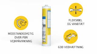 Sikasil® C  Silikonefugemasse til vådrum og sanitet [upl. by Eirased852]