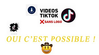 TUTO TIKTOK  COMMENT TÉLÉCHARGER NIMPORTE QUELLE VIDÉO SUR TIKTOK SANS FILIGRANE NEWS MÉTHODE [upl. by Ezzo]