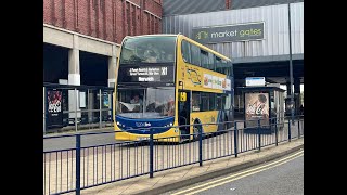 X1 Excel Bus  Lowestoft to Great Yarmouth Full Ride [upl. by Ormsby]