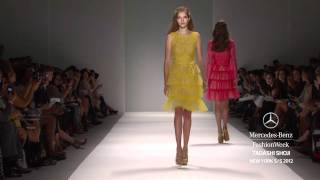 TADASHI SHOJI  MERCEDESBENZ FASHION WEEK SPRING 2012 COLLECTIONS [upl. by Keele58]