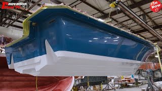 Boat Manufacturing Process from Start to Finish [upl. by Anitsirhk]