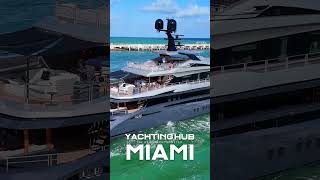 One of the nicest yachts I have seen Miami Beach yachtlife [upl. by Trilly]