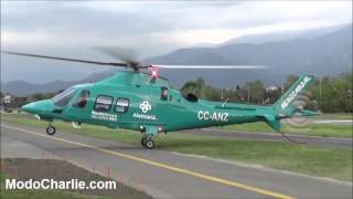 Despedida Agusta A109 Grand CCANZ Aerocardal Open Day Planeadores 2015 [upl. by Latrice]