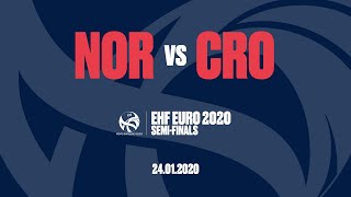 RELIVE  Norway vs Croatia  Semifinals  Mens EHF EURO 2020 [upl. by Elleinnod]