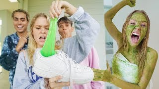 SLIME PRANKS ON GIRLFRIEND FOR 24 HOURS [upl. by Anerak399]