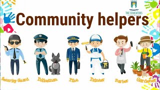 Community Helpers Community Helpers for kids Our Helpers Name Peoples Who Help Us Our Helpers [upl. by Burta]