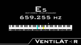 E5  659255hz A440hz Tone For Instrument Tuning [upl. by Slotnick]